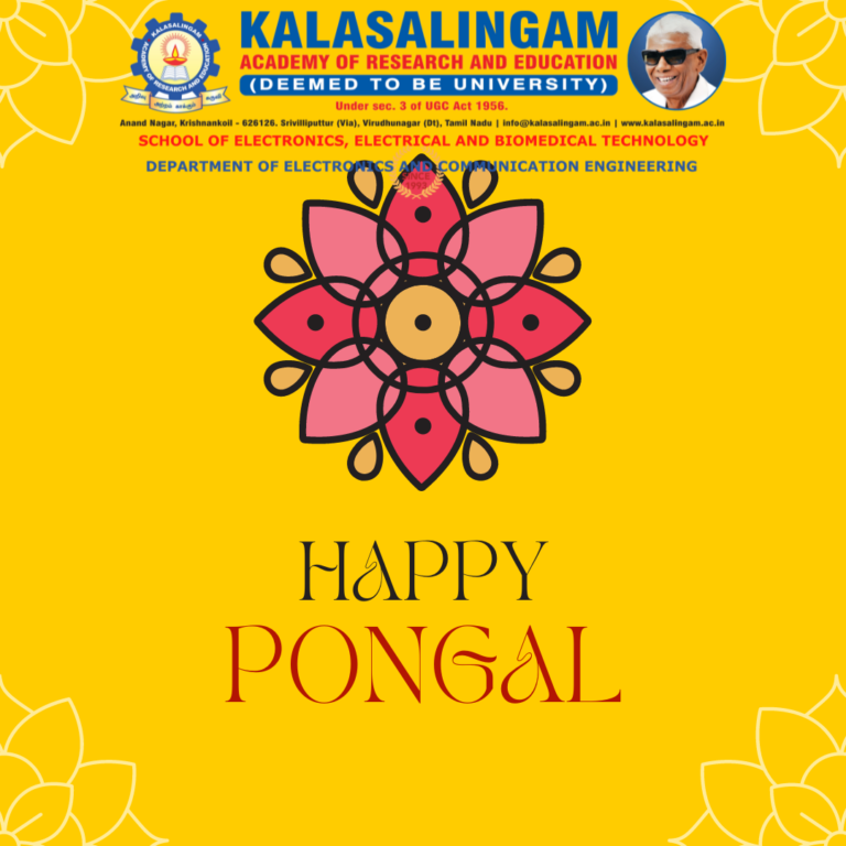 Pongal Wishes to Students, Alumni, Employers, Parents, Faculty