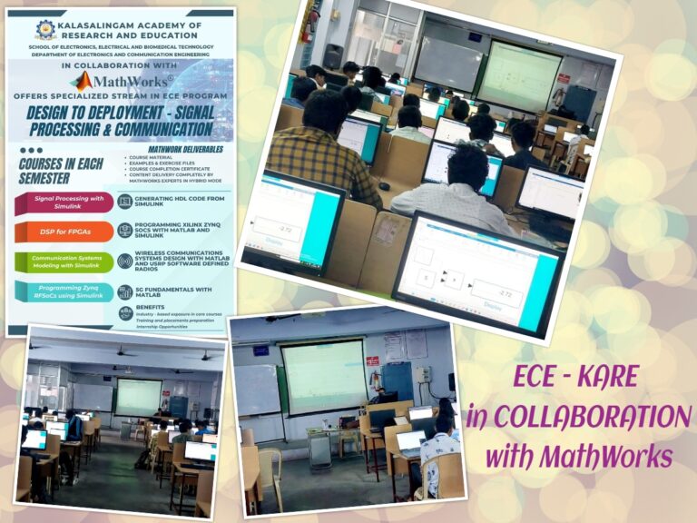 ECE Program’s Collaborative Specialized Stream with MathWorks®